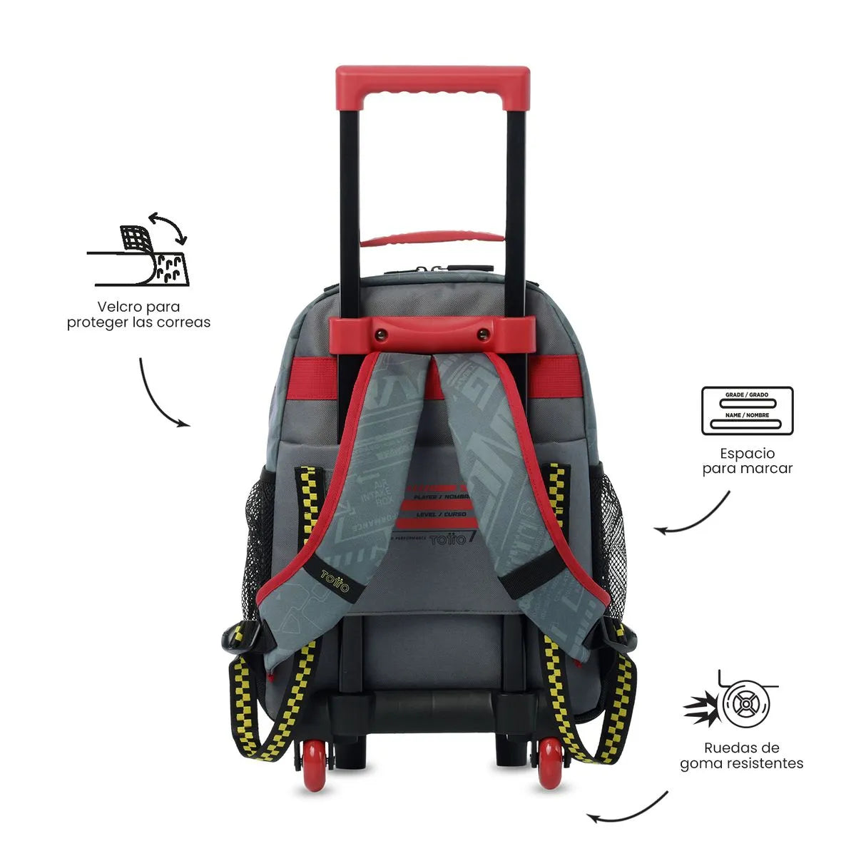 Totto Mochila con Ruedas Grand Prix