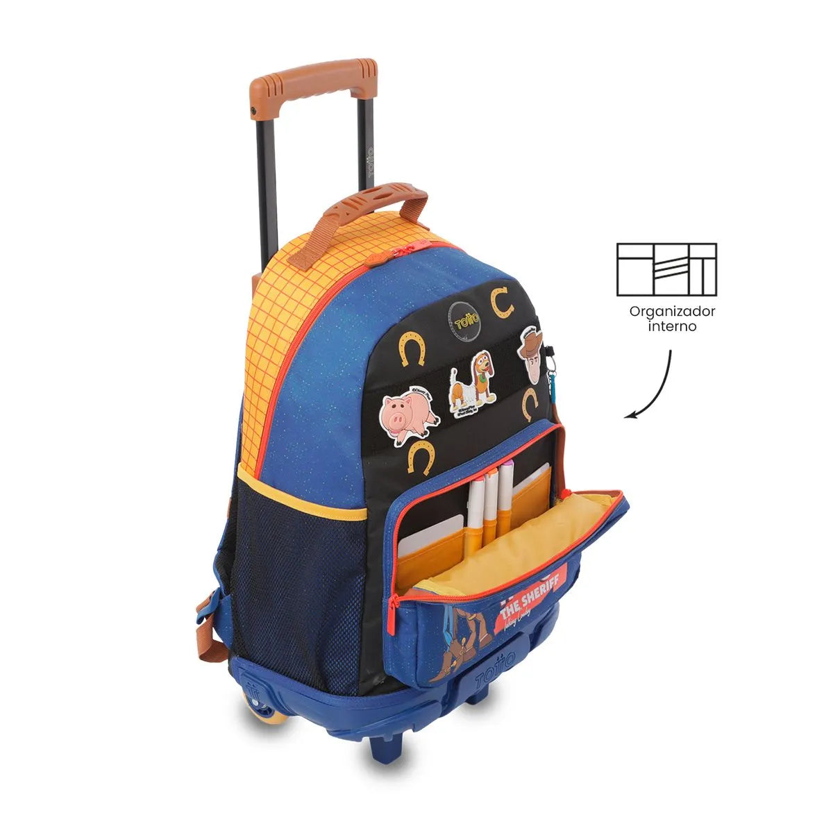 TOTTO MOCHILA CON RUEDAS TOY STORY