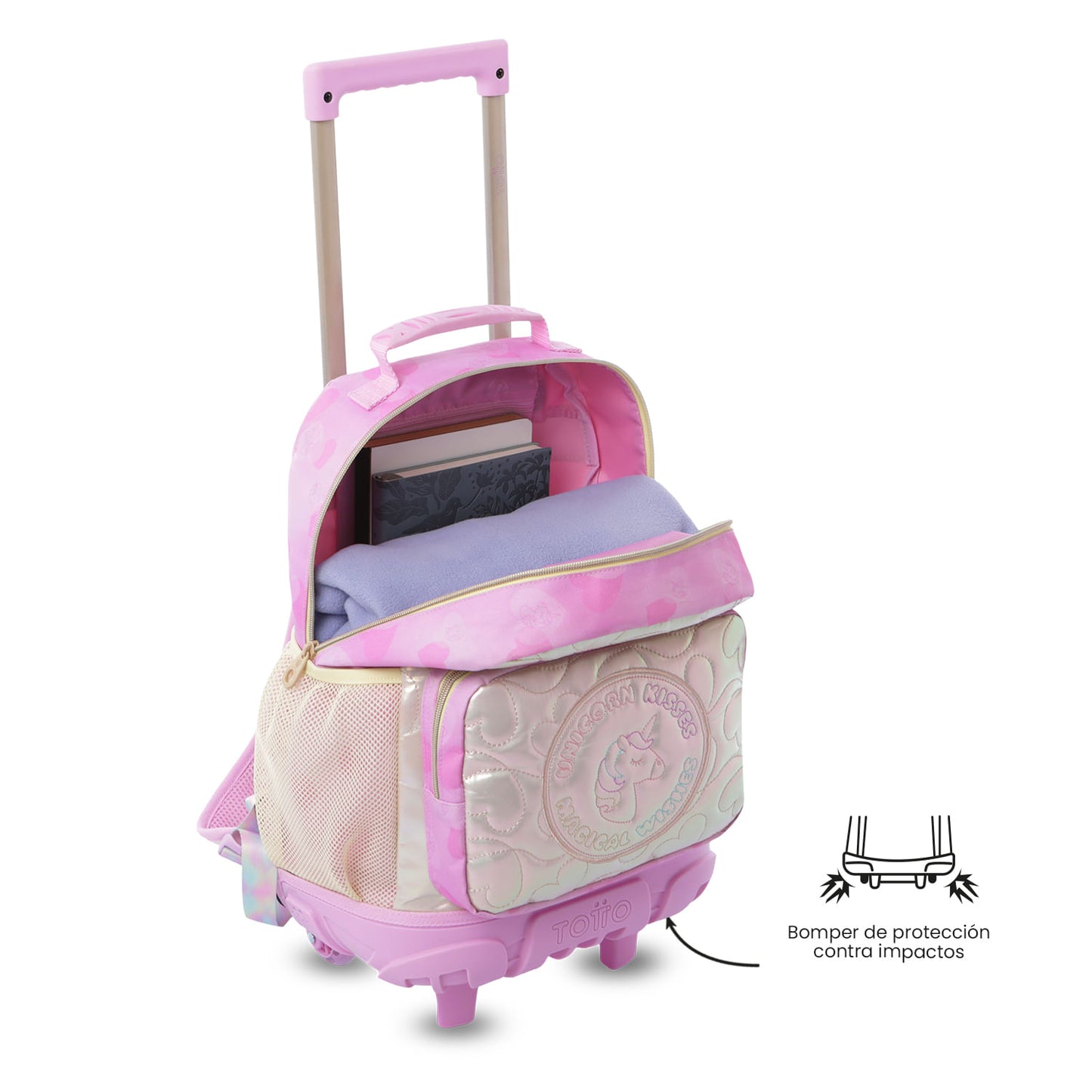 TOTTO MOCHILA CON RUEDAS UNICORN KISSES