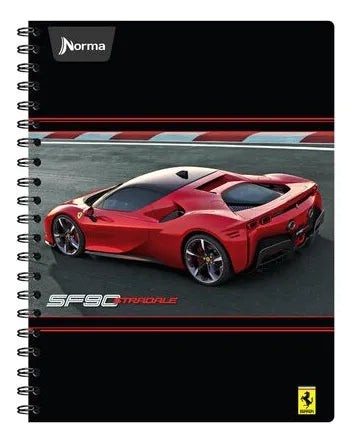 NORMA LIBRETA DE ARGOLLA FERRARI