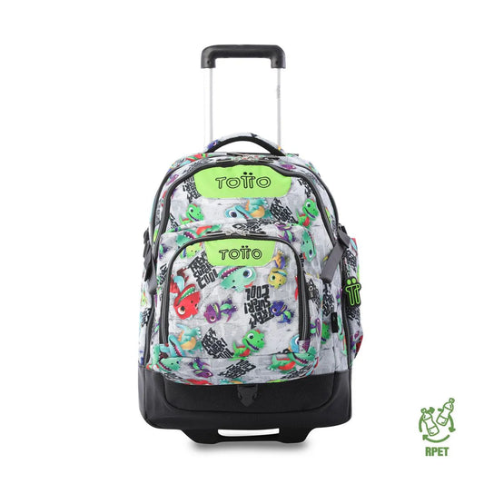 TOTTO MOCHILA CON RUEDAS T-REX SUPER COOL