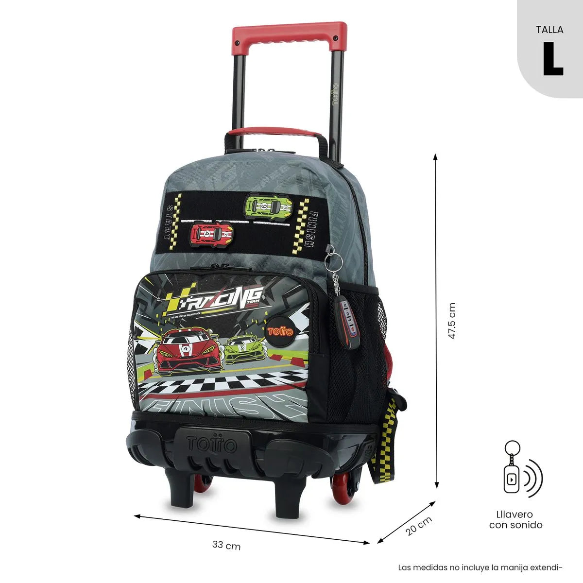 Totto Mochila con Ruedas Grand Prix