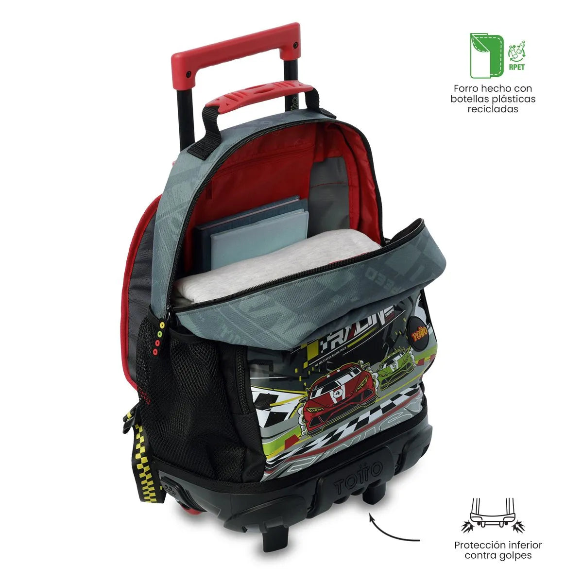 Totto Mochila con Ruedas Grand Prix