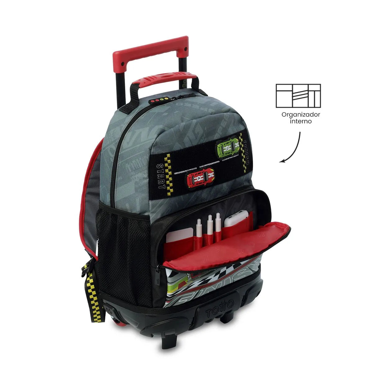 Totto Mochila con Ruedas Grand Prix