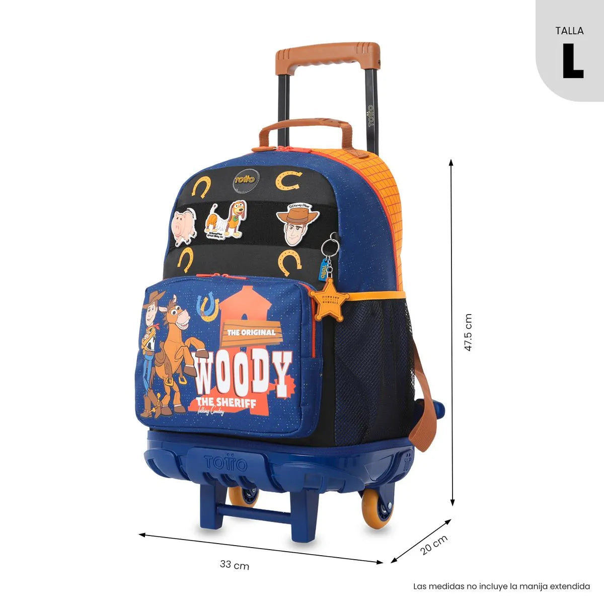 TOTTO MOCHILA CON RUEDAS TOY STORY