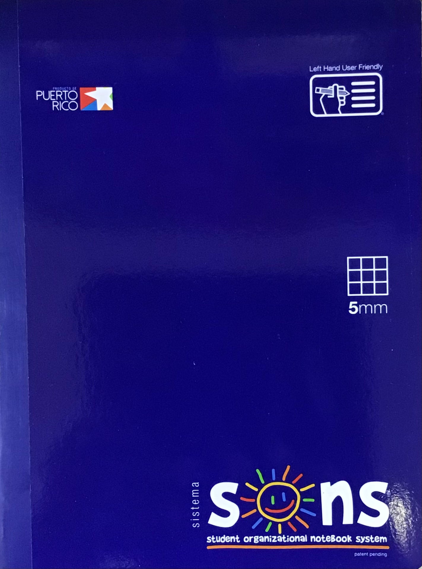 SONS LIBRETA CUADRICULADA 5MM, 7MM A ESCOGER