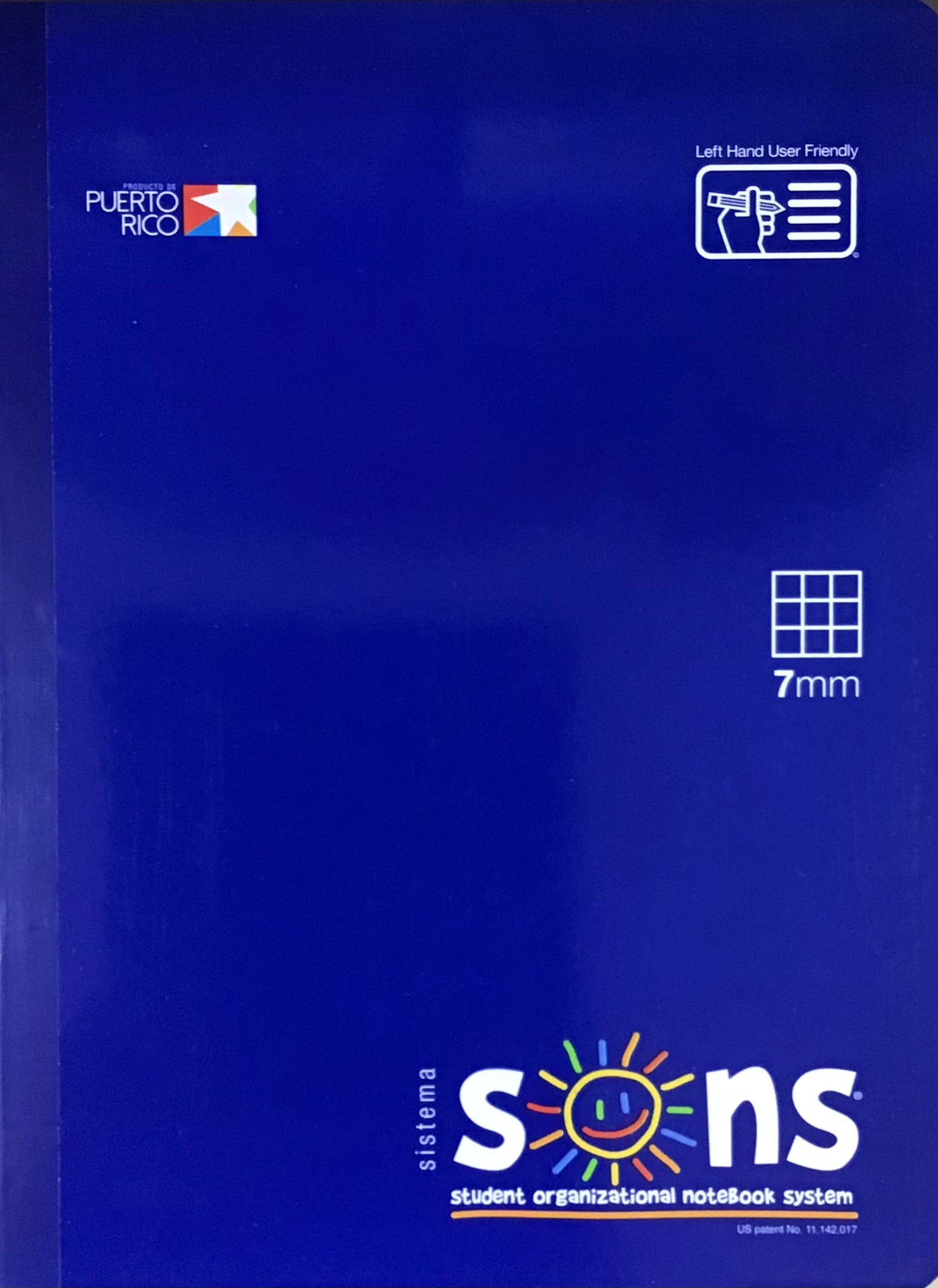 SONS LIBRETA CUADRICULADA 5MM, 7MM A ESCOGER