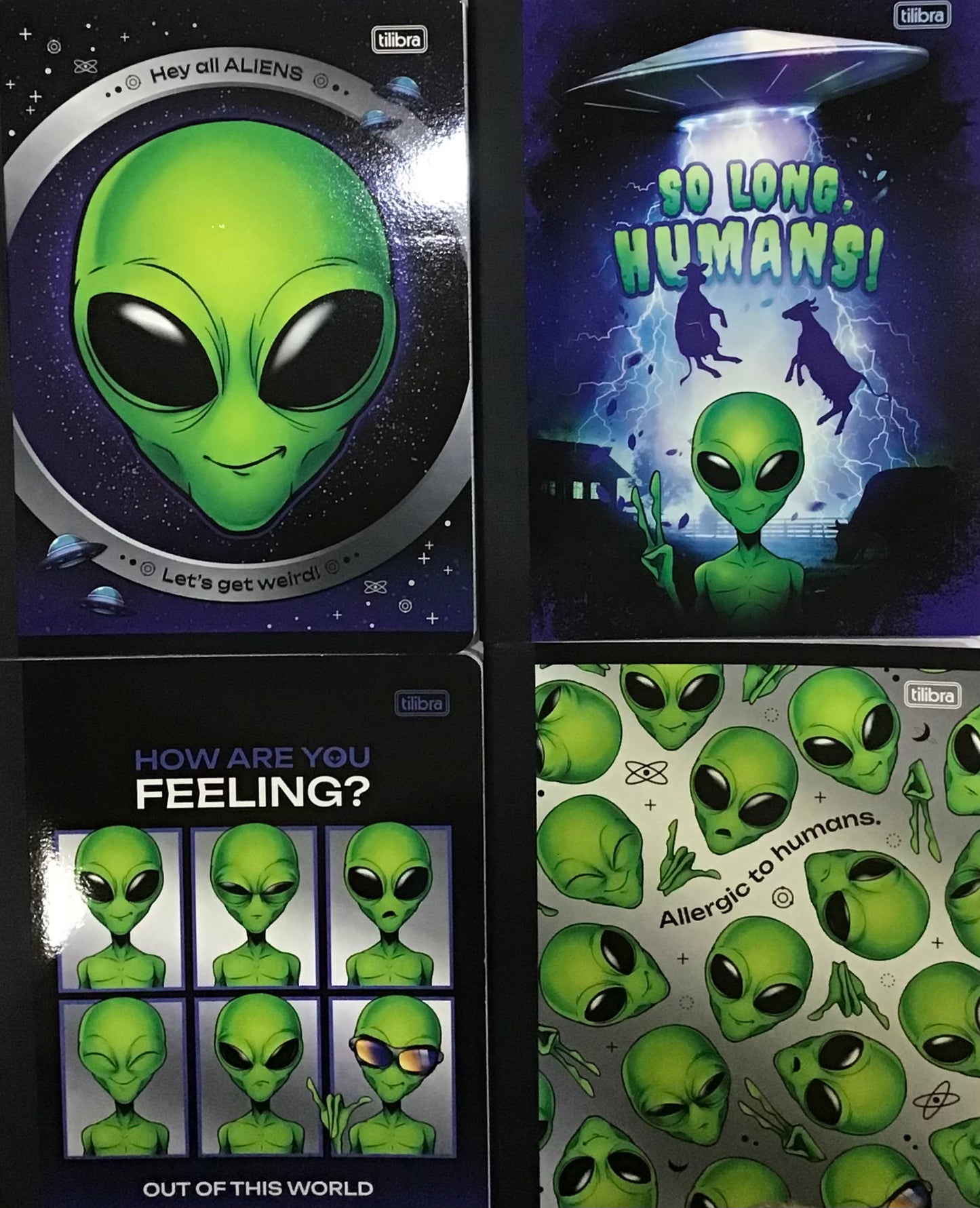 TILIBRA LIBRETA REGULAR ALIENS ASSORTED
