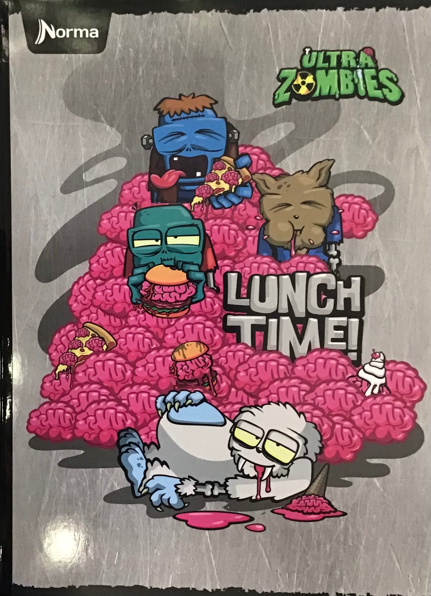 NORMA LIBRETA REGULAR ZOMBIES ASSORTED