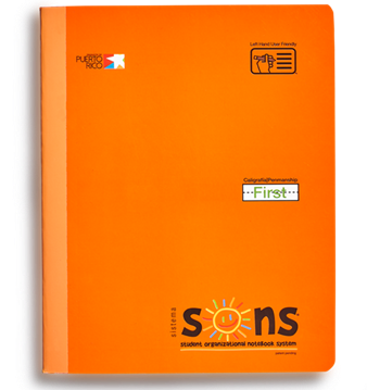 SONS LIBRETA DE CALIGRAFIA FIRST COLOR A ESCOGER