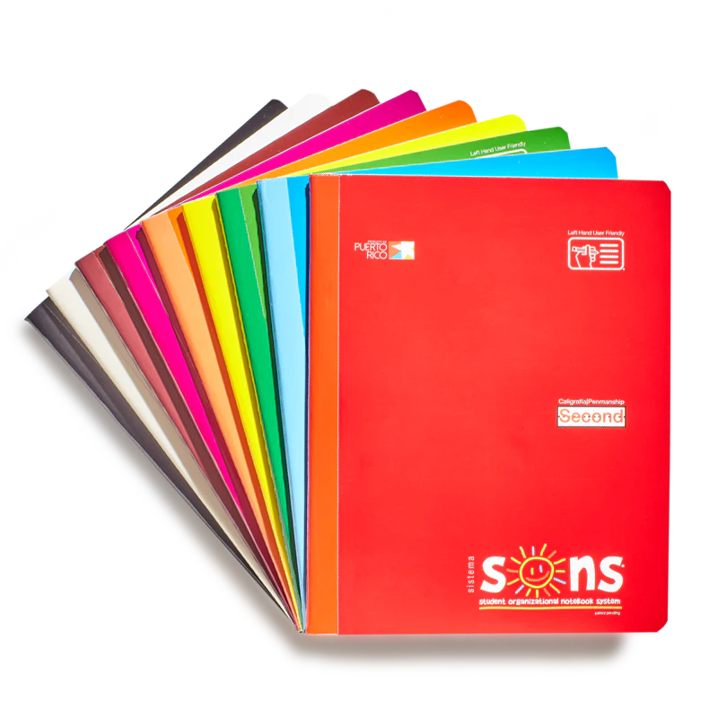 SONS LIBRETA DE CALIGRAFIA SECOND COLOR A ESCOGER