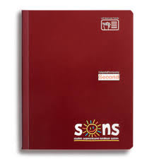 SONS LIBRETA DE CALIGRAFIA SECOND COLOR A ESCOGER