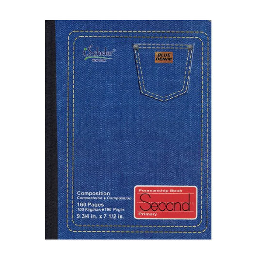 Libreta Caligrafía Second Blue Denim
