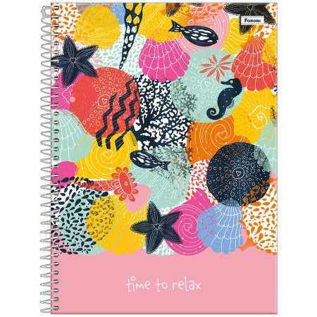 FORONI LIBRETA DE ARGOLLA CARPETA DURA SEA SOUL ASSORTED