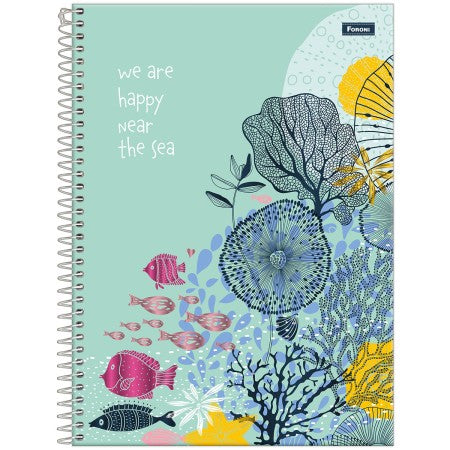 FORONI LIBRETA DE ARGOLLA CARPETA DURA SEA SOUL ASSORTED