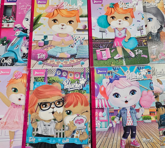 NORMA LIBRETAS COCIDAS REGULARES PELUCHES ASSORTED