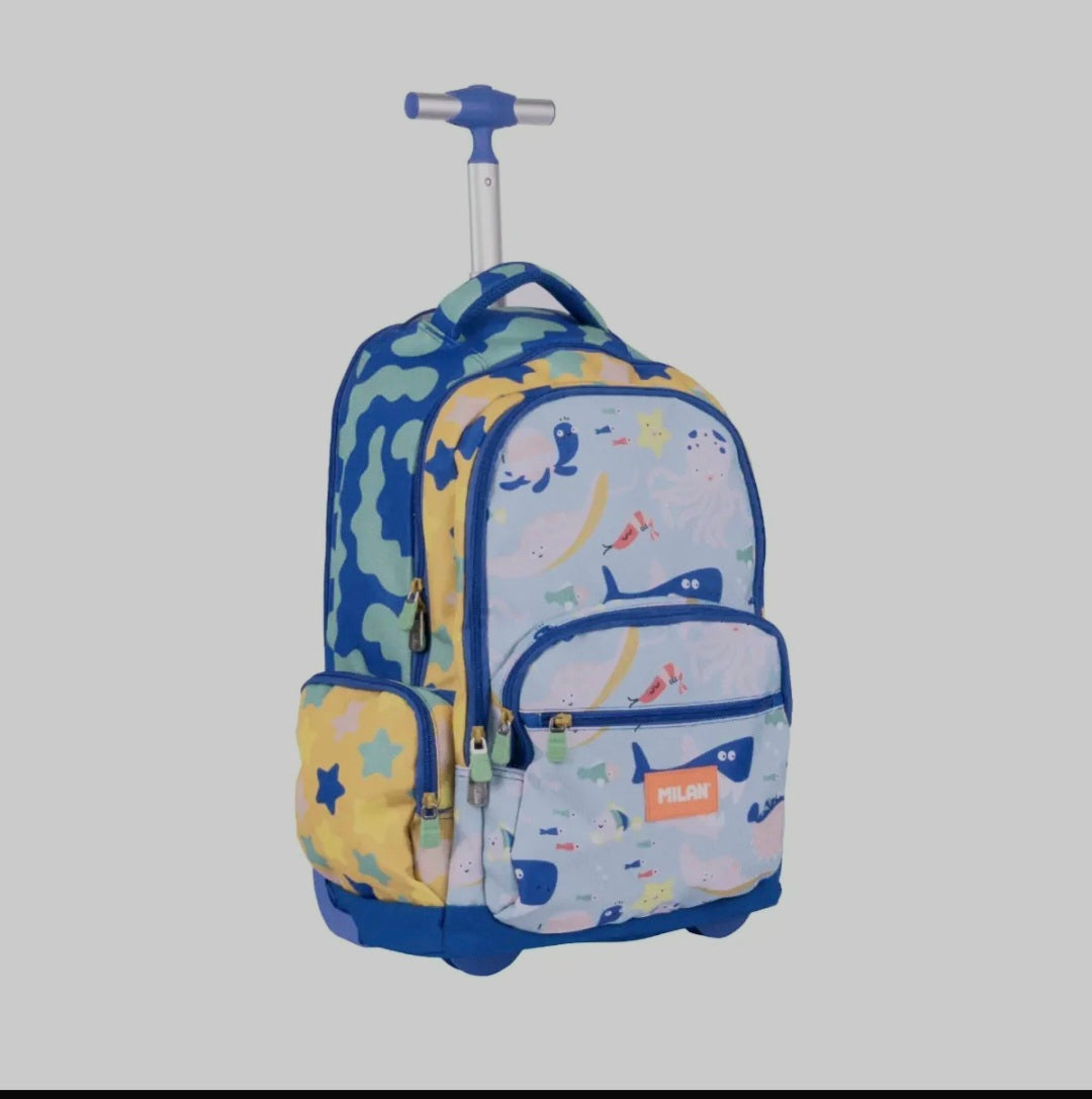 Milan Mochila de Ruedas Blue Odyssey Bundle