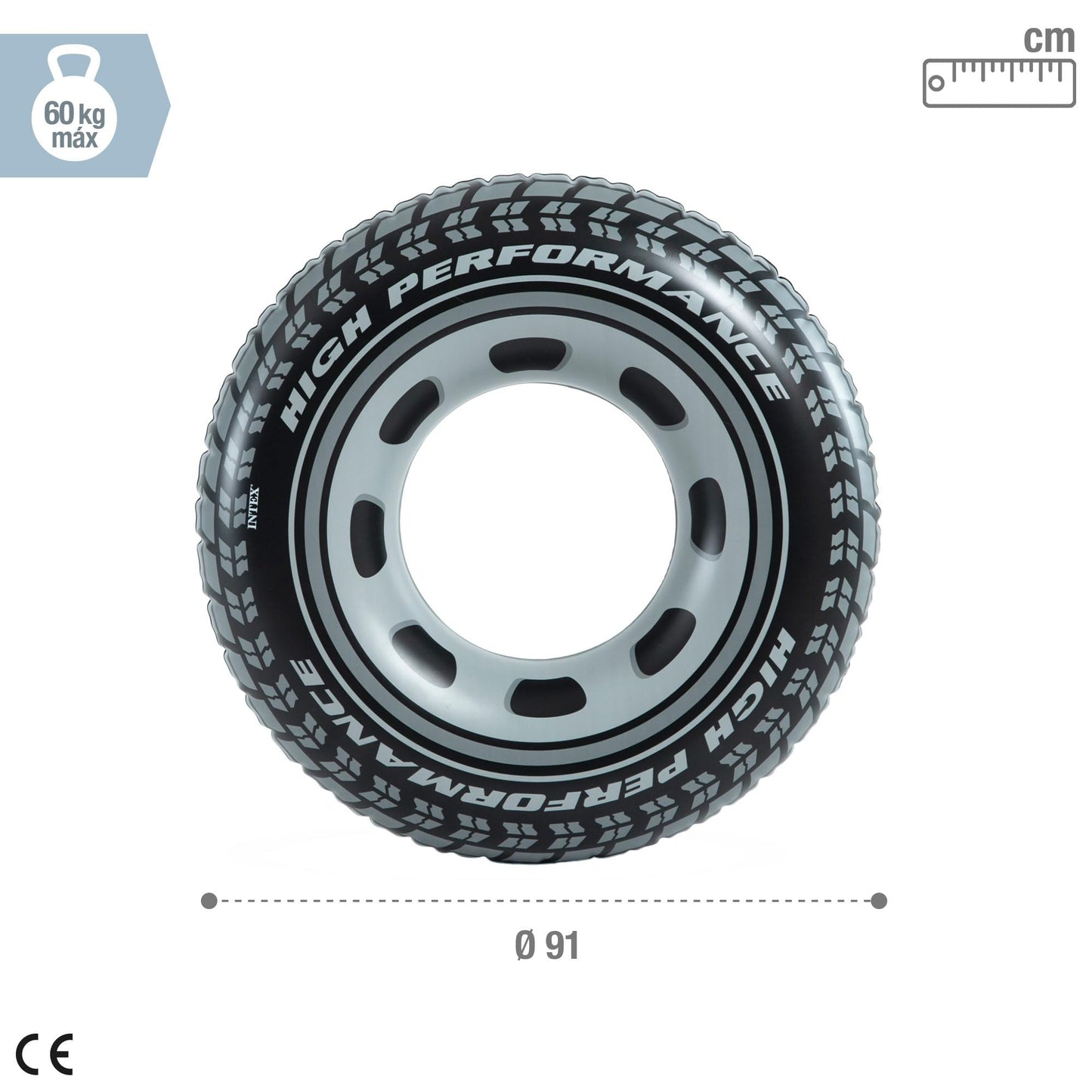 INTEX Flotador Diseño Goma