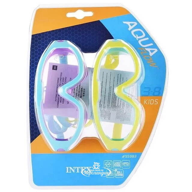 Intex Mascaras De Natación Para Niños, 2 Colores