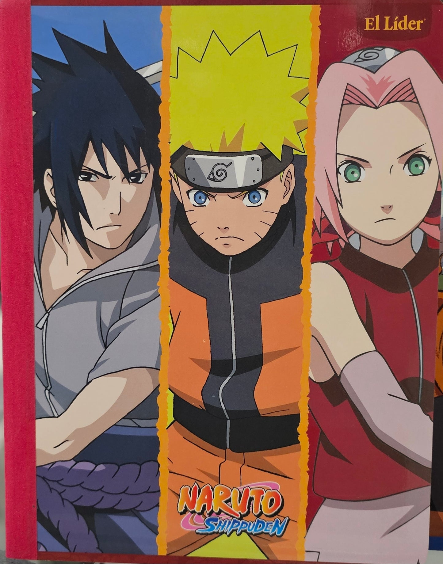 EL LÍDER LIBRETAS COCIDAS REGULARES NARUTO SHIPPUDEN