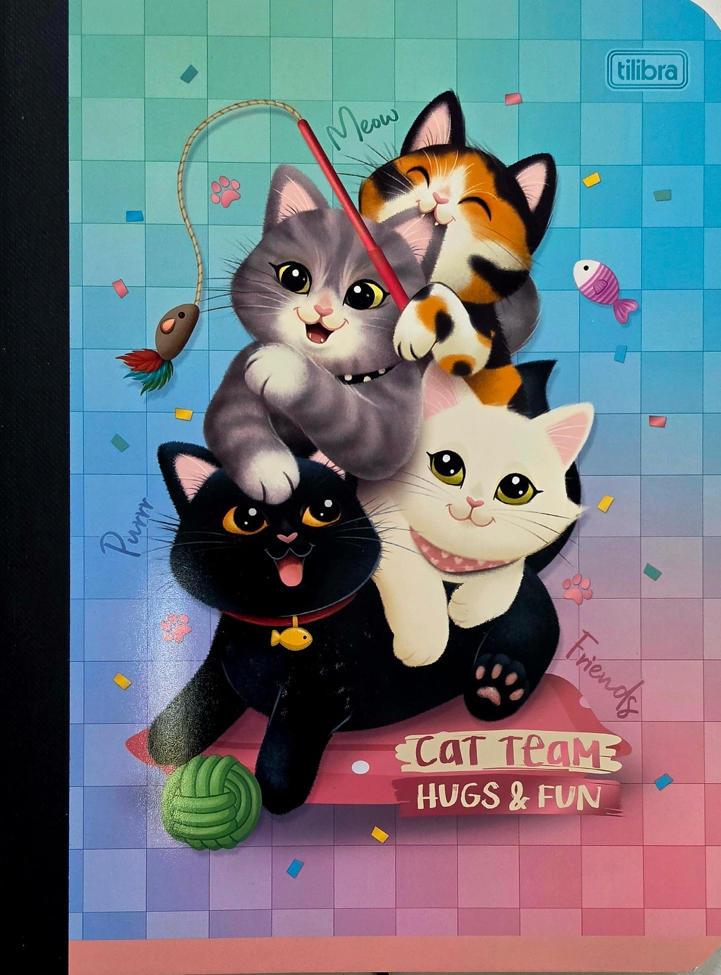 Libretas Cosidas Tilibra Diseños De Gatos