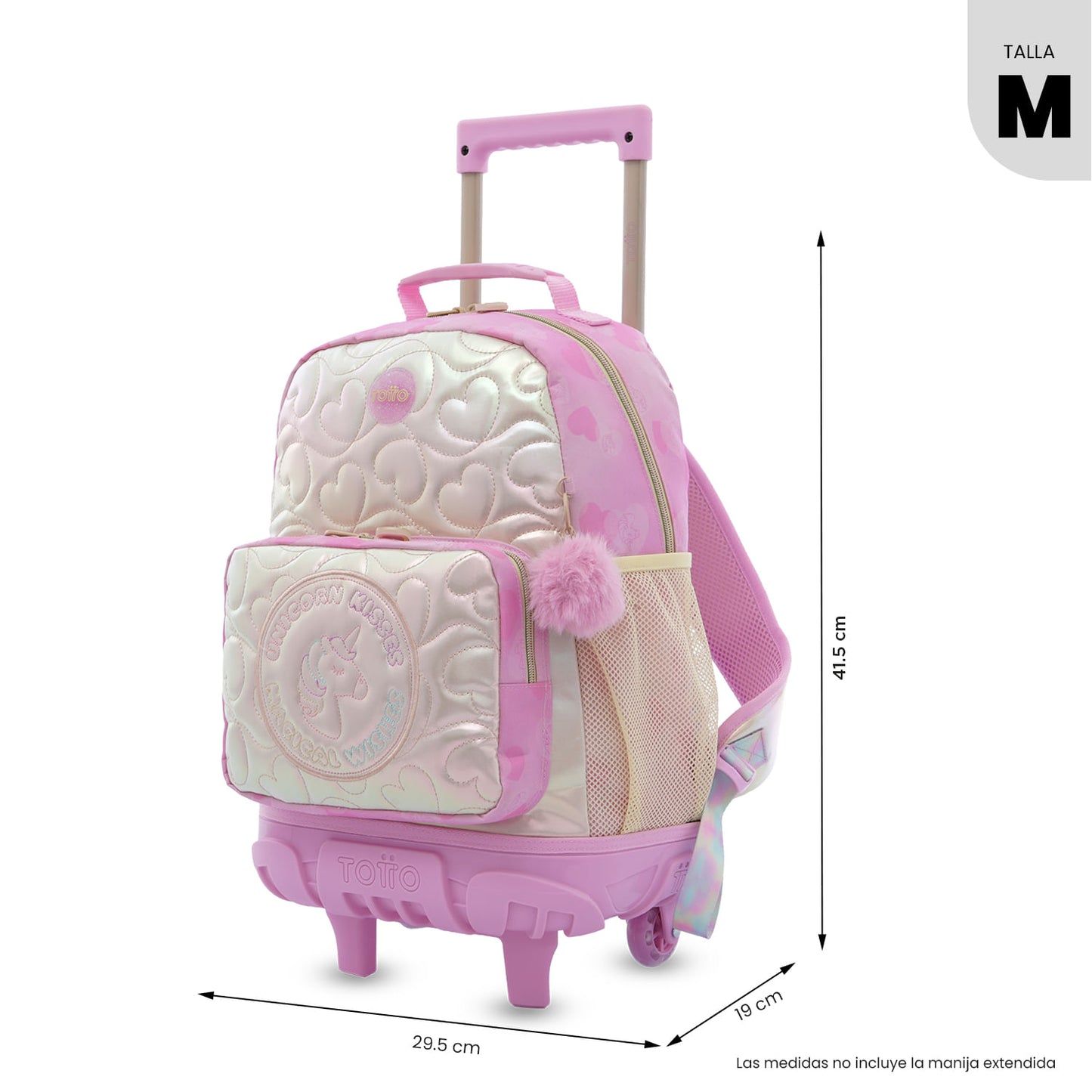TOTTO MOCHILA CON RUEDAS UNICORN KISSES