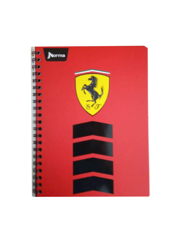 NORMA LIBRETA DE ARGOLLA  FERRARI