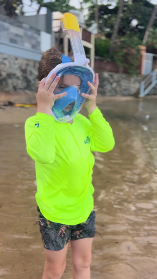 Máscara de Snorkel Kai Sun Face Azul