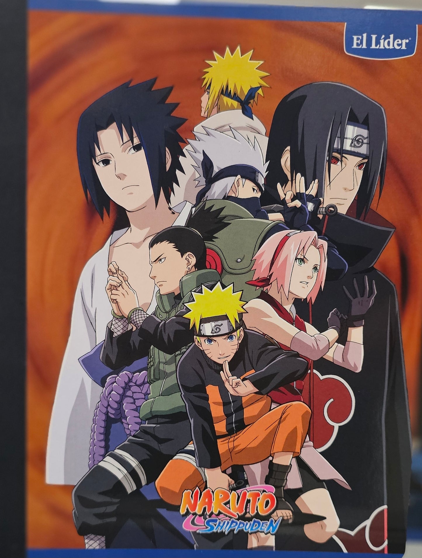 EL LÍDER LIBRETAS COCIDAS REGULARES NARUTO SHIPPUDEN