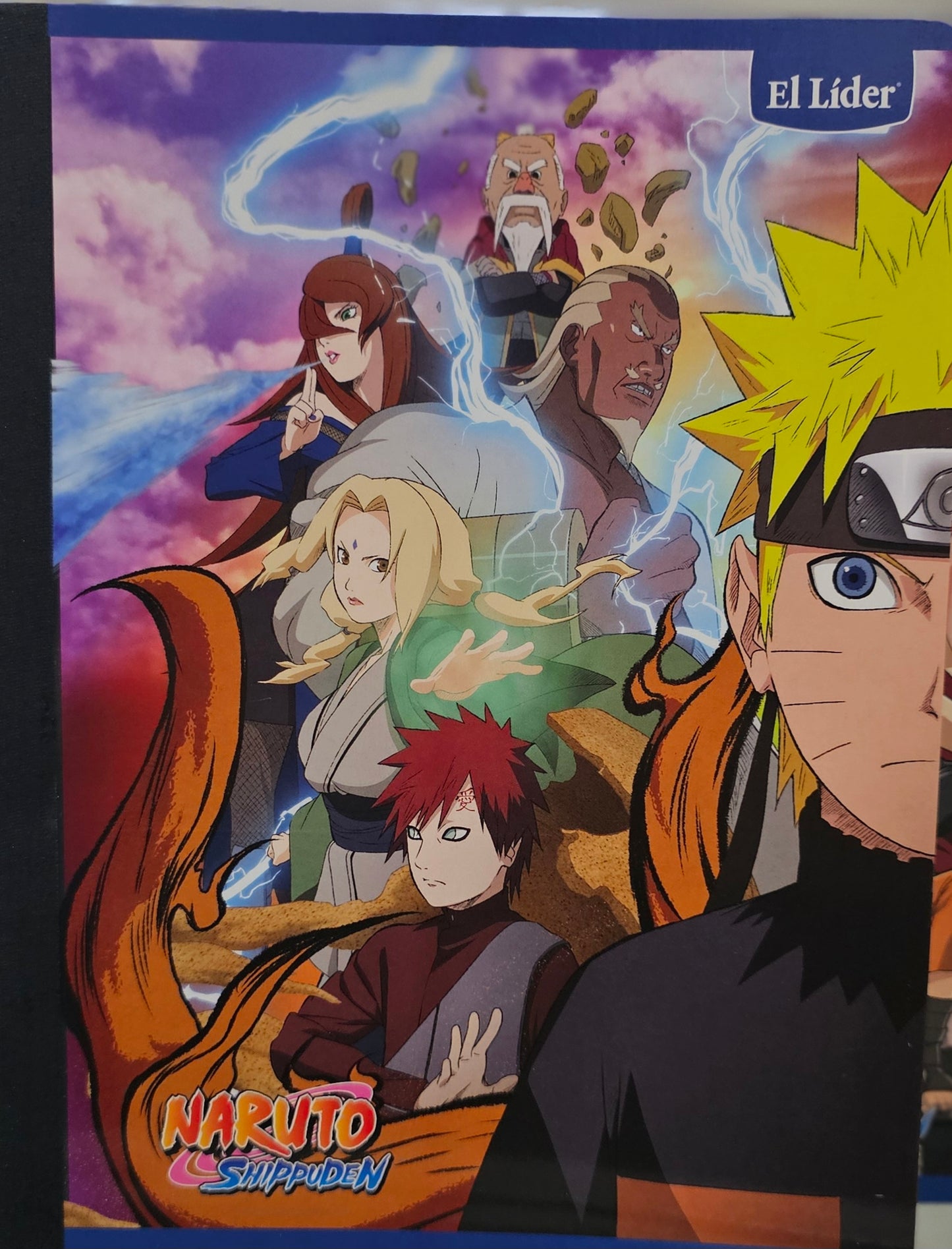 EL LÍDER LIBRETAS COCIDAS REGULARES NARUTO SHIPPUDEN