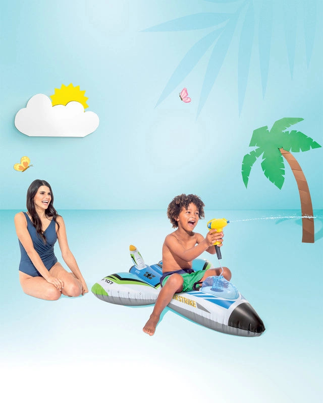 Intex Flotador Avion Con Pistola De Agua Color a Escoger